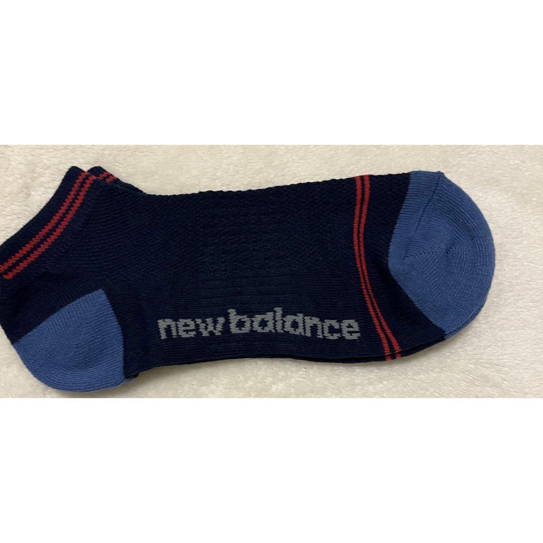 New Balance(ニューバランス)のキッズ　ニューバランス　ソックス　5足セット　未使用 キッズ/ベビー/マタニティのこども用ファッション小物(靴下/タイツ)の商品写真