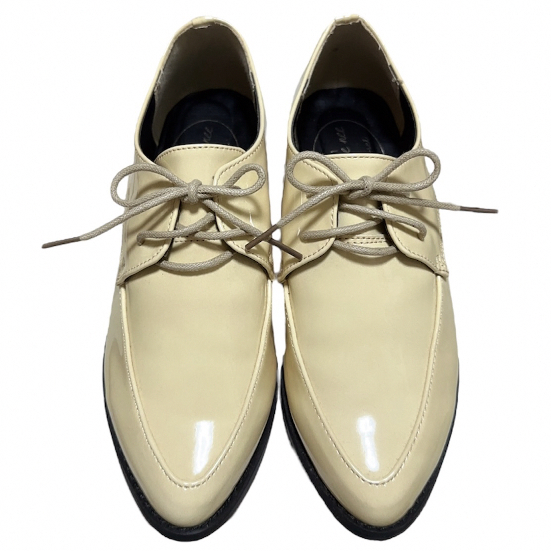 紐付きローファー　靴　Lサイズ レディースの靴/シューズ(ローファー/革靴)の商品写真