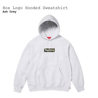 Supreme BoxLogoHooded Sweatshirt AshGrey(パーカー)