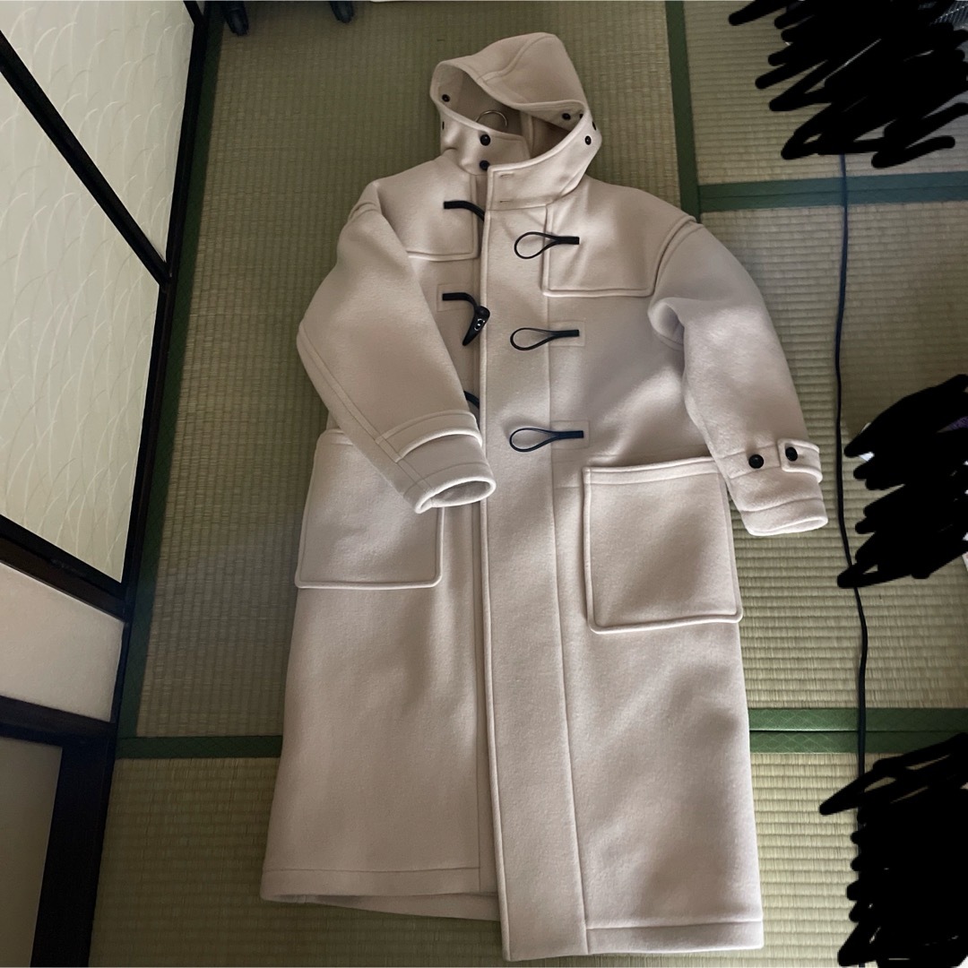 HYKE(ハイク)のHYKE DOUBLE FACE DUFFEL COAT ダッフルコート レディースのジャケット/アウター(ダッフルコート)の商品写真