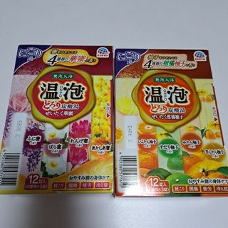 アースセイヤク(アース製薬)の温泡 ONPO とろり炭酸湯ぜいたく華蜜 12錠入 2個セット(入浴剤/バスソルト)