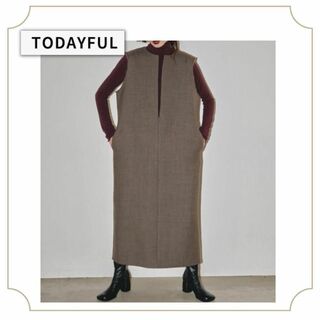 トゥデイフル(TODAYFUL)のTodayful Doubleface Wool Keyneck Dress(ロングワンピース/マキシワンピース)