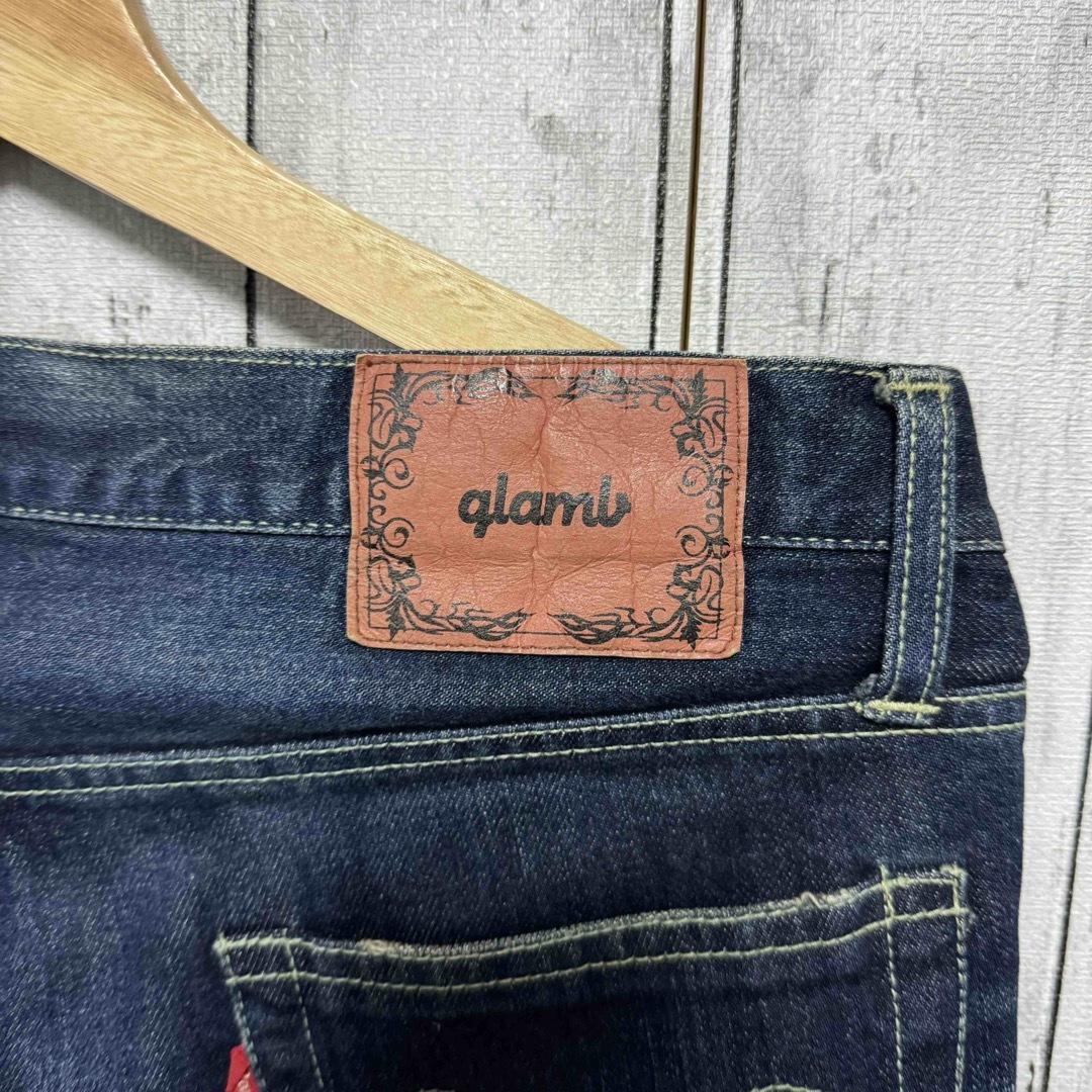 glamb(グラム)のglamb ユーズド加工ジッパーデニム！日本製！雰囲気◎ メンズのパンツ(デニム/ジーンズ)の商品写真