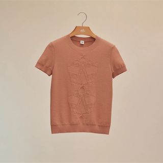 エルメス(Hermes)の新品 エルメス HERMES 半袖セーター ニット(ニット/セーター)