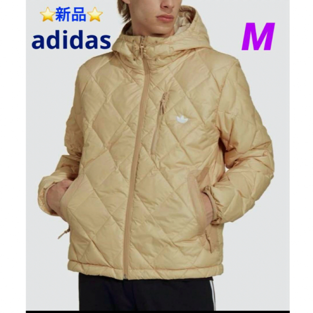 ⭐️新品⭐️ adidas ダウン キルト パファージャケット　Mダウン80%フェザー20%価格