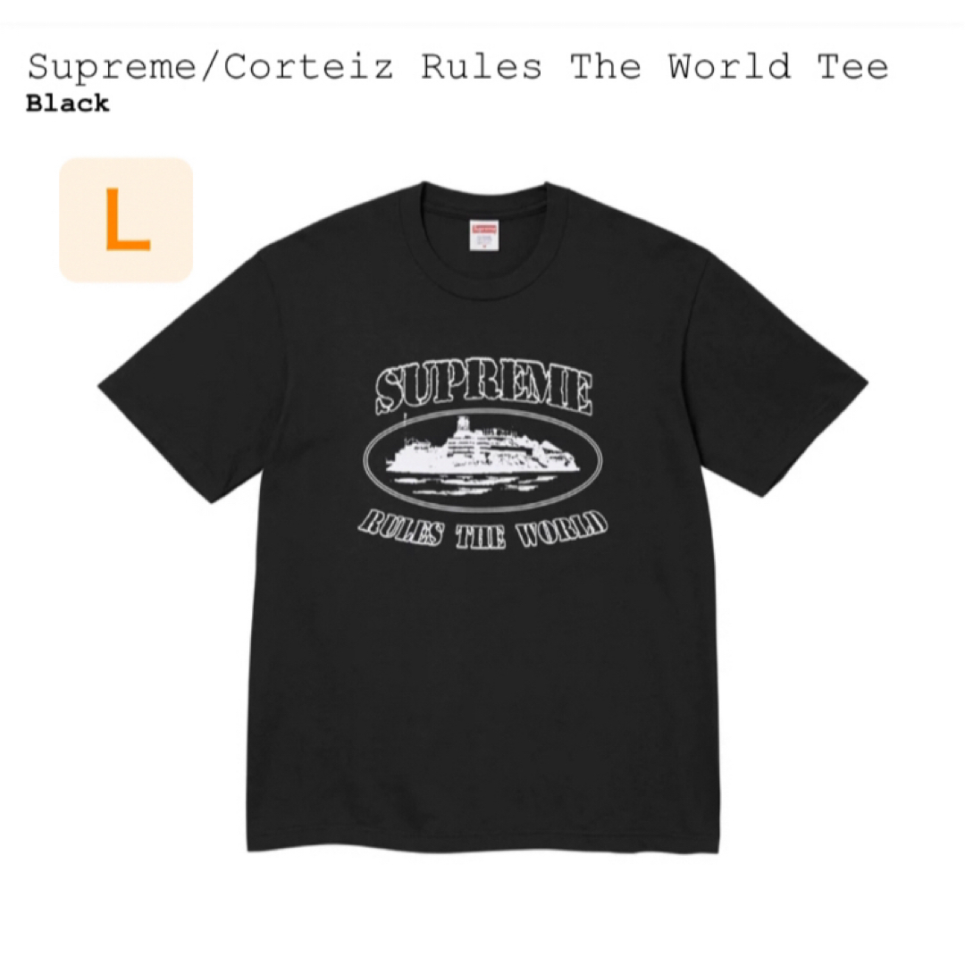 Supreme Corteiz Rules The World Tee Lサイズファッション