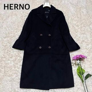 HERNO - ヘルノ サイズ大きめ 4way ロングコート 切替デザイン