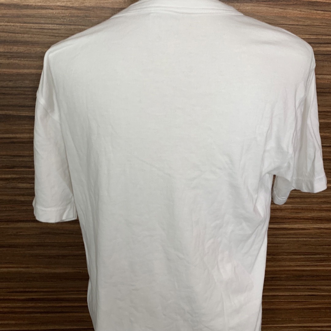 Champion(チャンピオン)のchampion チャンピオン Tシャツ Mサイズ 白 ホワイト 半袖 ロゴ メンズのトップス(Tシャツ/カットソー(半袖/袖なし))の商品写真