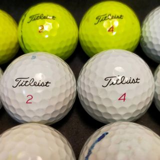 タイトリスト(Titleist)の【良品】'19 Pro V1X 24球(白,黄) タイトリスト ロストボール(その他)