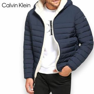 カルバンクライン(Calvin Klein)の新品 Calvin Klein カルバンクライン 中綿ダウンジャケット ネイビー(ダウンジャケット)