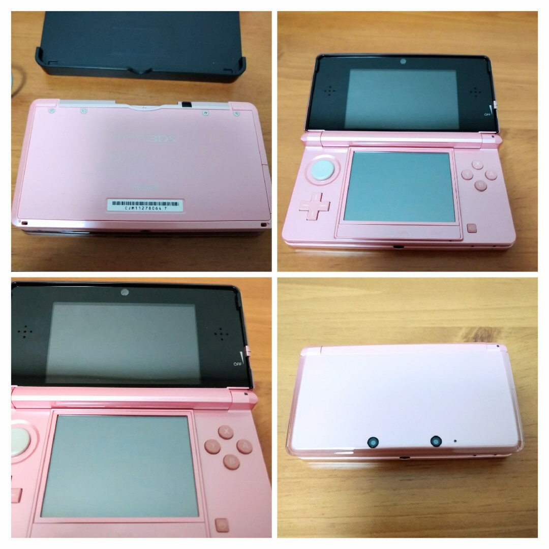 ニンテンドー3DS(ニンテンドー3DS)のニンテンドー3DS 3ds ミスティピンク レイトン教授と奇跡の仮面 エンタメ/ホビーのゲームソフト/ゲーム機本体(携帯用ゲームソフト)の商品写真