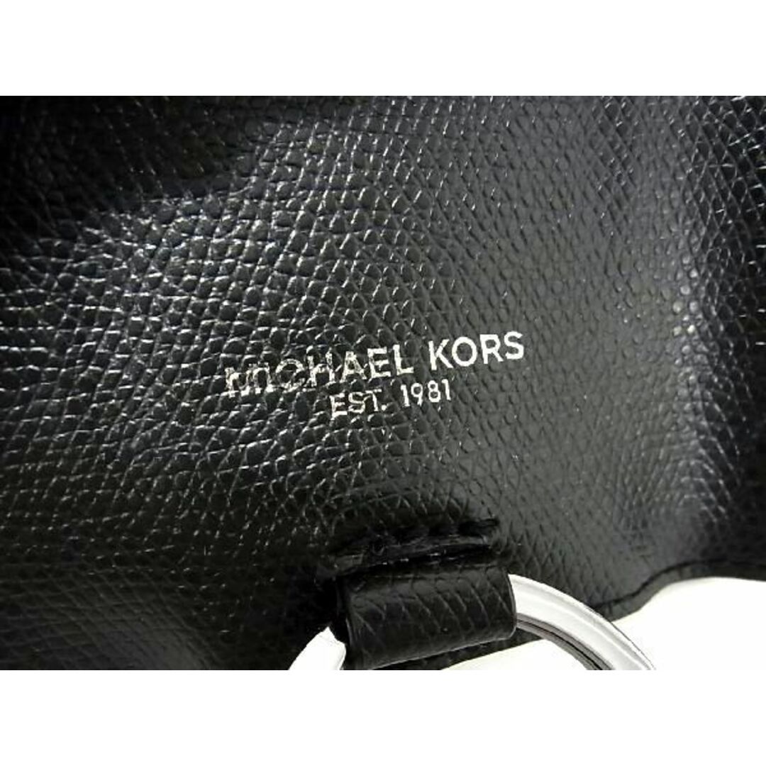 Michael Kors(マイケルコース)の■新品■未使用■ MICHAEL KORS マイケルコース レザー 6連 キーケース 鍵入れ メンズ レディース ブラック系 BE8381  レディースのアクセサリー(その他)の商品写真