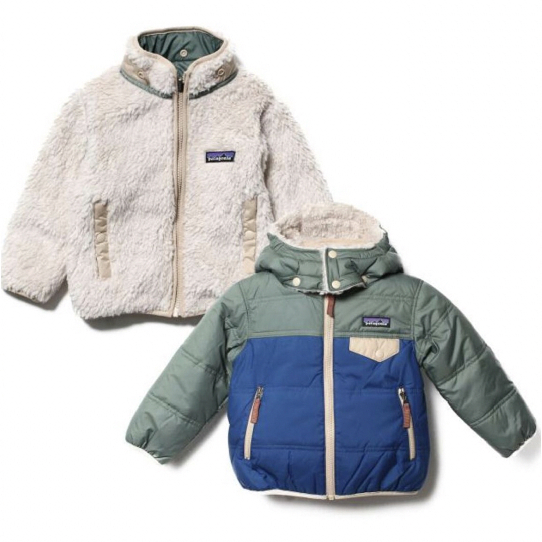 美品 Patagoniaキッズボア、ベビー・リバーシブル・トリブルズ