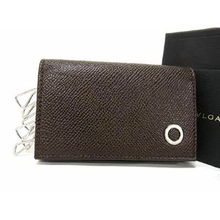 ブルガリ(BVLGARI)の■新品■未使用■ BVLGARI ブルガリブルガリ レザー 6連 キーケース 鍵入れ メンズ ダークブラウン系 AU5196 (その他)