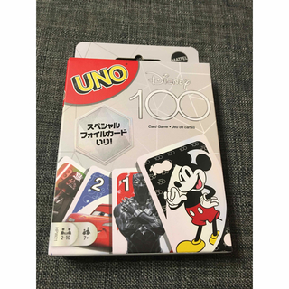  新品　マテル UNO ディズニー100 UNO ディズニー100周年(トランプ/UNO)