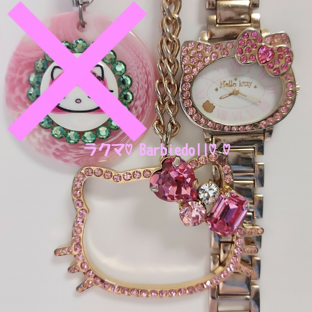 サンリオ(サンリオ)のキティちゃん  vivitix Hello Kitty　腕時計　ネックレス レディースのファッション小物(腕時計)の商品写真