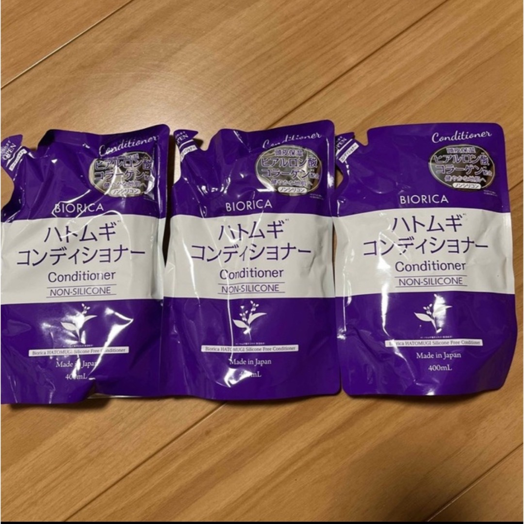 ORIHIRO(オリヒロ)のビオリカ ハトムギコンディショナー 400ml ×3袋 コスメ/美容のヘアケア/スタイリング(コンディショナー/リンス)の商品写真
