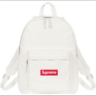 シュプリーム(Supreme)のsupreme canvas back pack white (バッグパック/リュック)