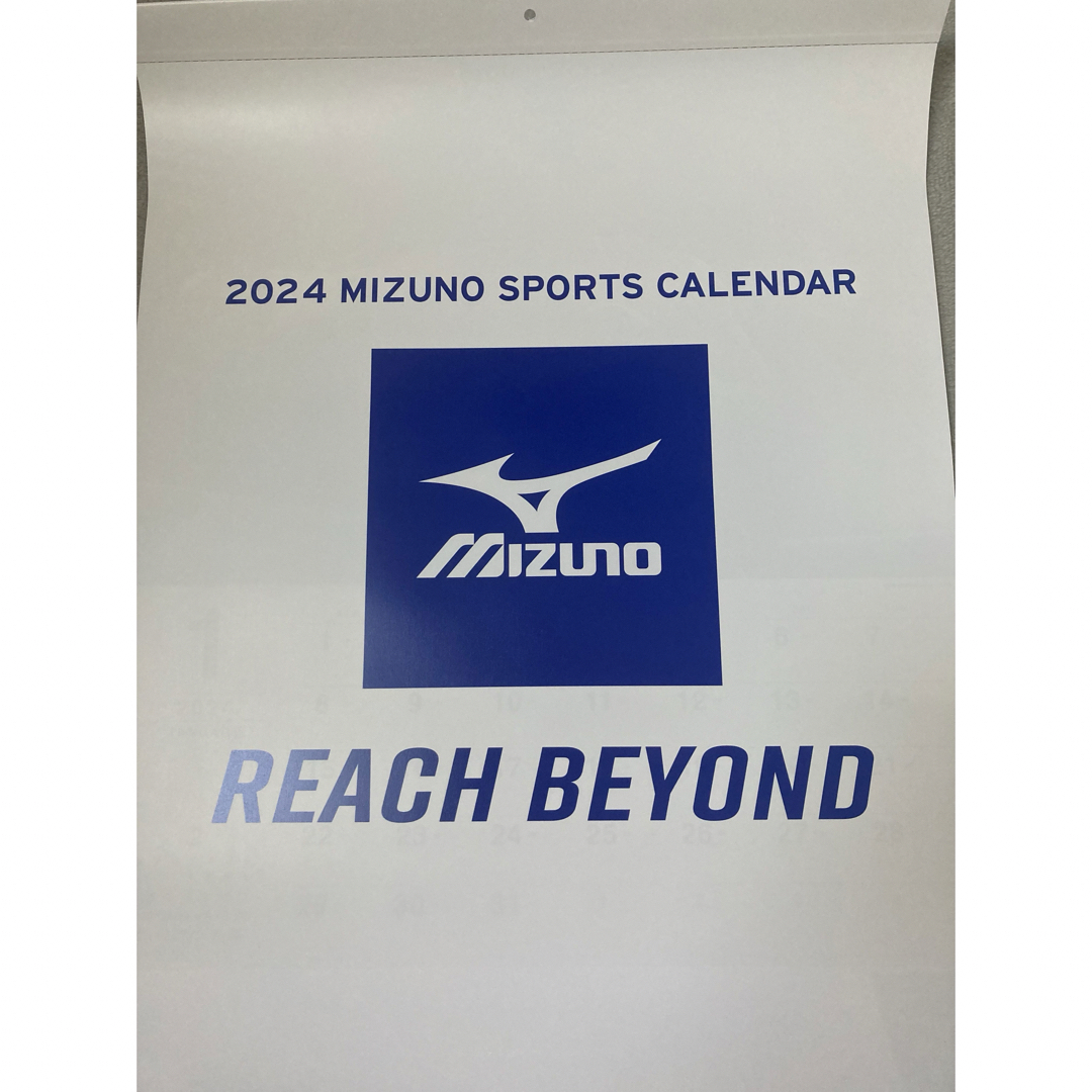 MIZUNO(ミズノ)の2024年　ミズノ　スポーツカレンダー エンタメ/ホビーの声優グッズ(カレンダー)の商品写真