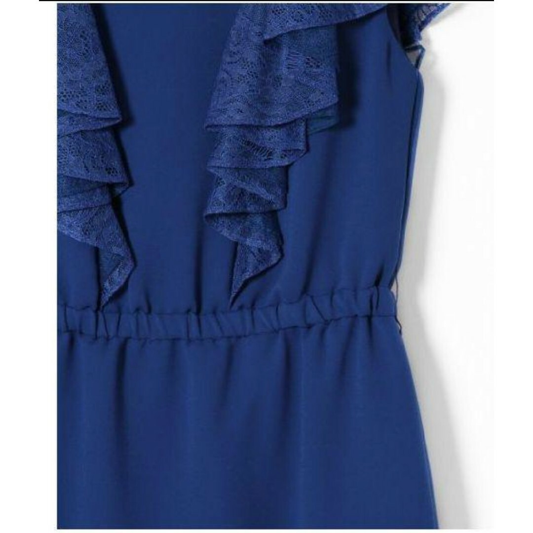 GRACE CONTINENTAL(グレースコンチネンタル)のグレースコンチネンタル　ブルー　ドレス　36 レディースのワンピース(ひざ丈ワンピース)の商品写真
