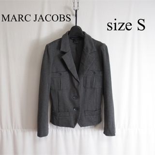 マークジェイコブス(MARC JACOBS)のMARC JACOBS ポンチ テーラードジャケット ジャージー ブレザー S(テーラードジャケット)