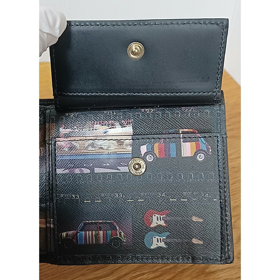 送料無料価格 【２回使用】 Paul Smith 2つ折り財布 ミニクーパー