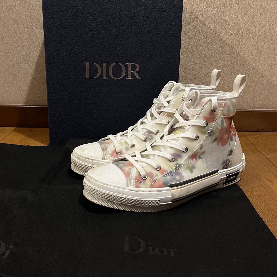 DIOR HOMME B23 FLOWERS OBLIQUE HIGHTkicks