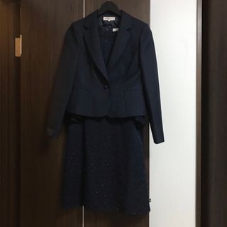 トウキョウソワール(TOKYO SOIR)の美品　お値下げ　Rifanne 東京SOIR高級三点セットスーツサイズ11号(セット/コーデ)