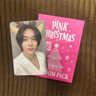 riize ライズ　トレカ　ウォンビン　wonbin クリスマス　pink(アイドルグッズ)