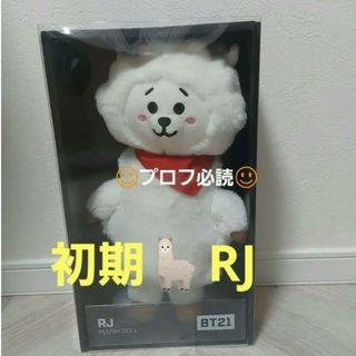 ビーティーイシビル(BT21)の初期　BT21　スタンディングドール　RJ　ぬいぐるみ　PLUSH DOLL(ぬいぐるみ)