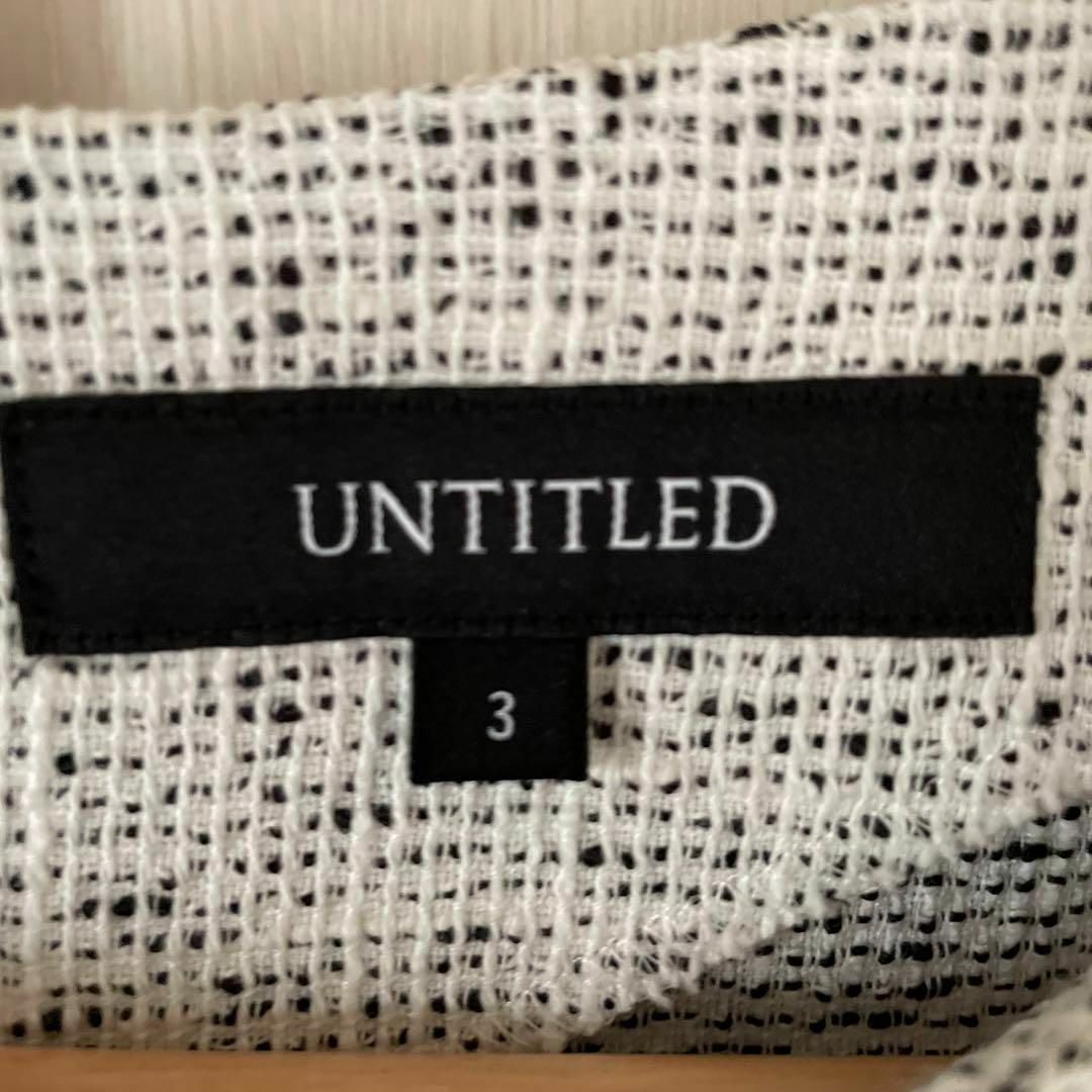 UNTITLED(アンタイトル)のUNTITLED アンタイトル ツイード ブラウス シャツ トップス レディースのトップス(シャツ/ブラウス(長袖/七分))の商品写真