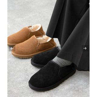 アグ(UGG)のUGG  アグ　M KENTON  ブラック　25㎝(スリッポン/モカシン)