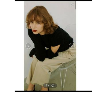 ランデブー(RANDEBOO)のRANDEBOOニット Charm cut vintage knit(ニット/セーター)