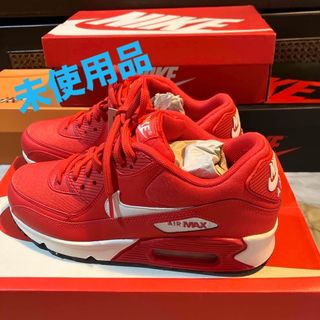 ナイキ(NIKE)のNIKE AIR MAX 90 RED 25cm 未使用品！(スニーカー)