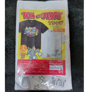 トムとジェリー　Tシャツ　白　フリーサイズ　プライズ　トム&ジェリー(その他)