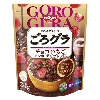 ニッシンショクヒン(日清食品)の日清シスコ ごろグラ チョコ いちご バンホーテン ブレンド 320g(その他)