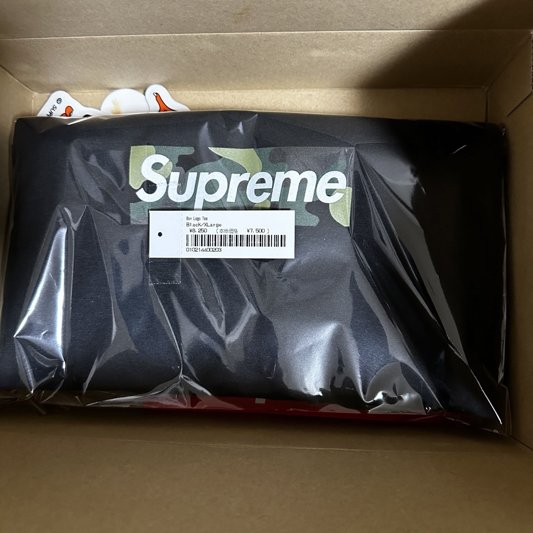 Supreme Box Logo Tee XL Black 新品Tシャツ/カットソー(半袖/袖なし)