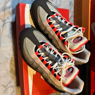 ナイキ(NIKE)のNIKE AIR MAX 95 SOLAR RED 24.5cm(スニーカー)