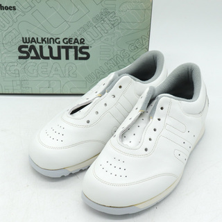 アシックス(asics)のアシックス スニーカー 未使用 靴 シューズ SALUTIS 白 レディース 22cmサイズ ホワイト asics(スニーカー)