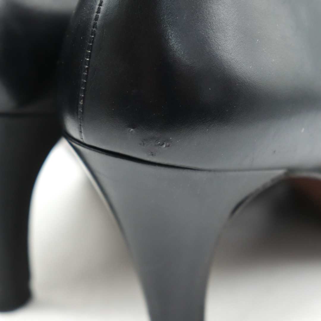 POLO RALPH LAUREN(ポロラルフローレン)のポロ・ラルフローレン パンプス 靴 シューズ 日本製 黒 レディース 23.5cmサイズ ブラック POLO RALPH LAUREN レディースの靴/シューズ(ハイヒール/パンプス)の商品写真