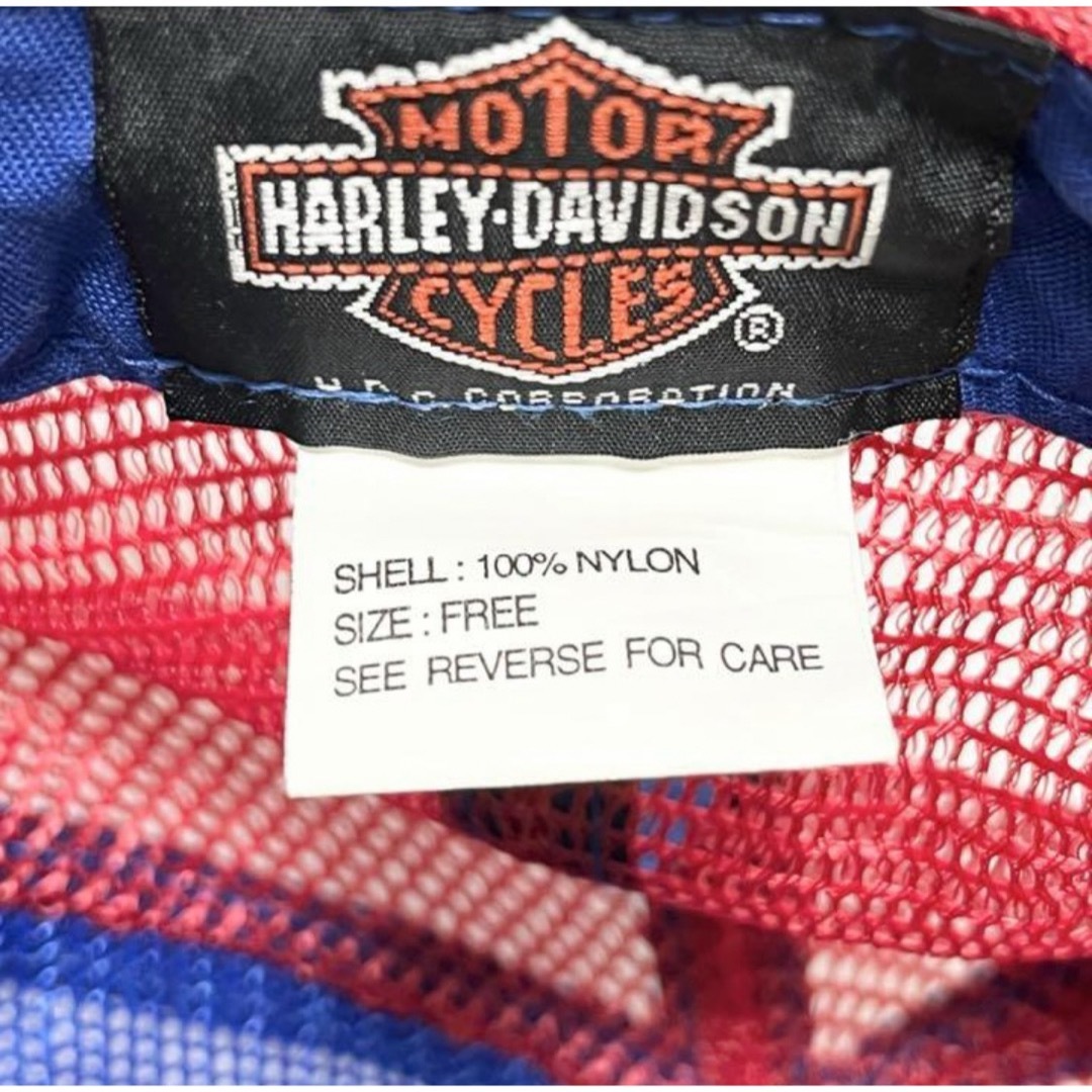 Harley Davidson(ハーレーダビッドソン)の【激レア】 90’sVintage HARLEY-DAVIDSONメッシュCAP 自動車/バイクのバイク(その他)の商品写真