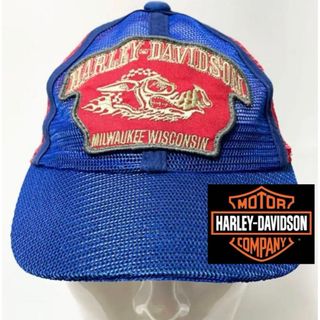 ハーレーダビッドソン(Harley Davidson)の【激レア】 90’sVintage HARLEY-DAVIDSONメッシュCAP(その他)