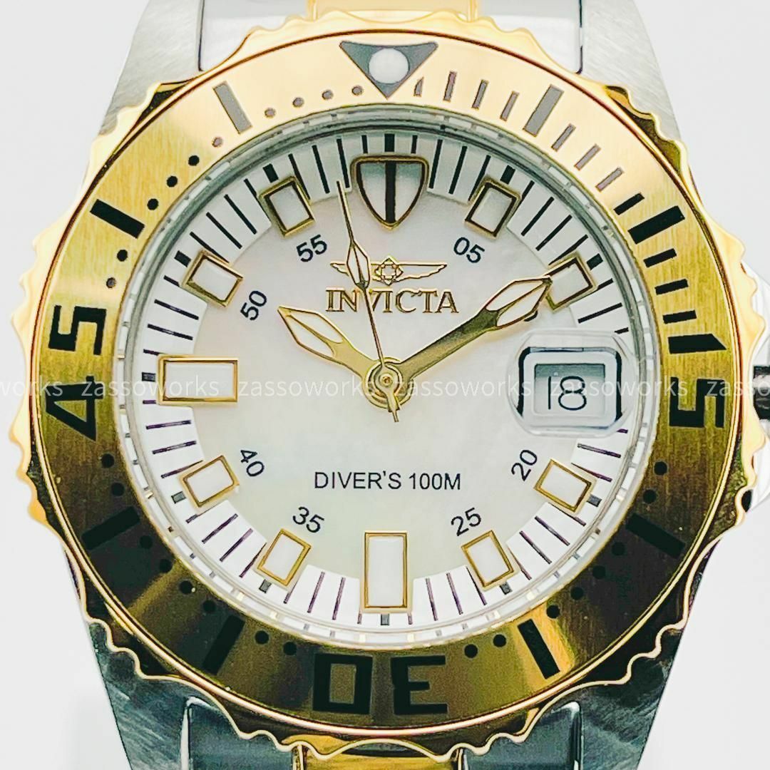 INVICTA(インビクタ)のAB14 インビクタ レディース腕時計 シルバー/ゴールド 新品未使用・匿名配送 レディースのファッション小物(腕時計)の商品写真