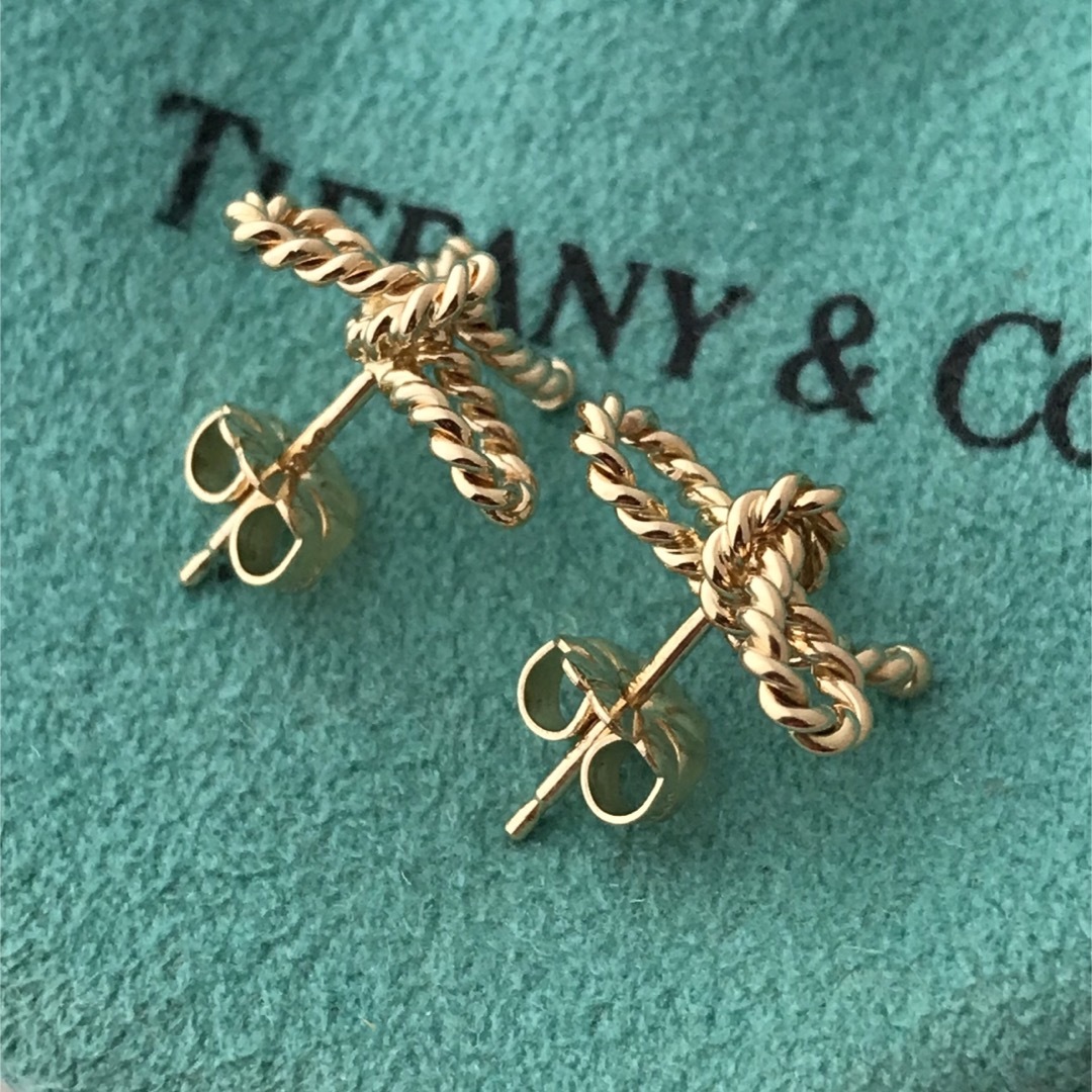 【人気】Tiffany ツイスト フープ ピアス アクセ シルバー925 小物サイズ表記