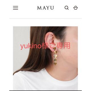 マユ(MAYU)のMAYU マユ　ハートイヤリング(イヤリング)