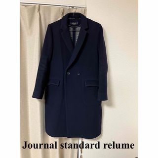 JOURNAL STANDARD relume - JOURNAL STANDARD relume チェスターコート ネイビー