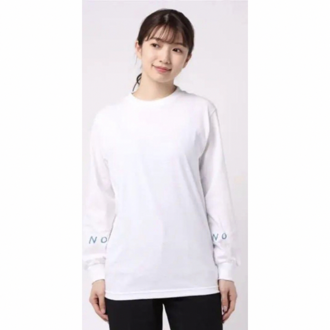 Ray BEAMS(レイビームス)の【新品タグ付き】Ray BEAMS コラボ ロングTシャツ 希少 レア レディースのトップス(Tシャツ(長袖/七分))の商品写真