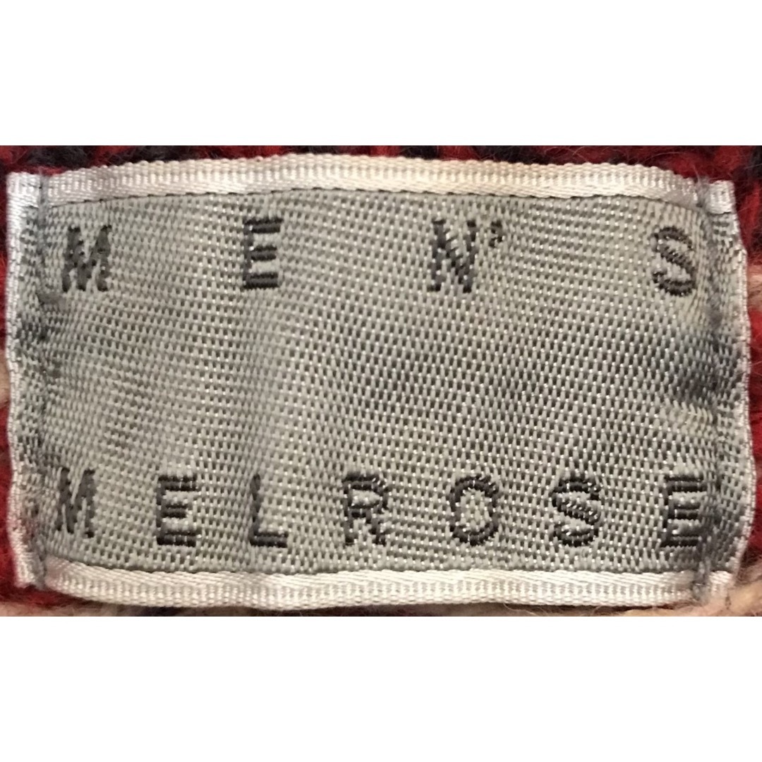 MEN'S MELROSE(メンズメルローズ)の最高のノルディック柄 80's メンズメルローズ タートルネック ニットセーター メンズのトップス(ニット/セーター)の商品写真