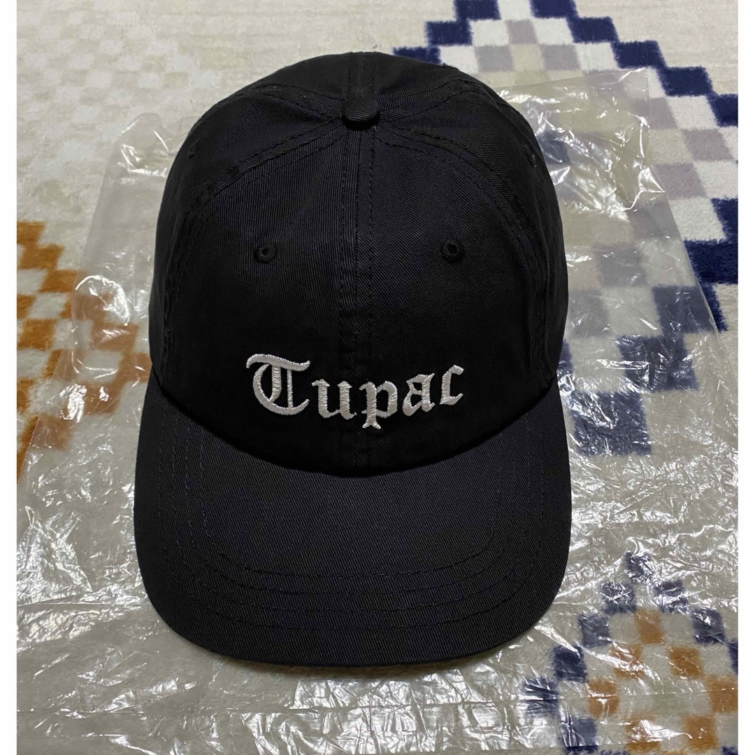 ワンオク TAKA着 Tupac キャップ ブラック 2PAC