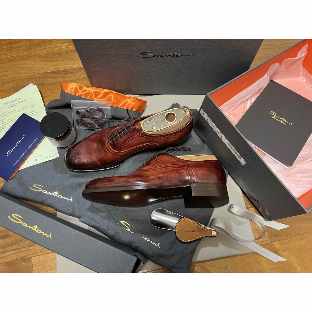 靴/シューズ【27万円・新品・付属品完備】santoni サントーニ　リミテッドエディション